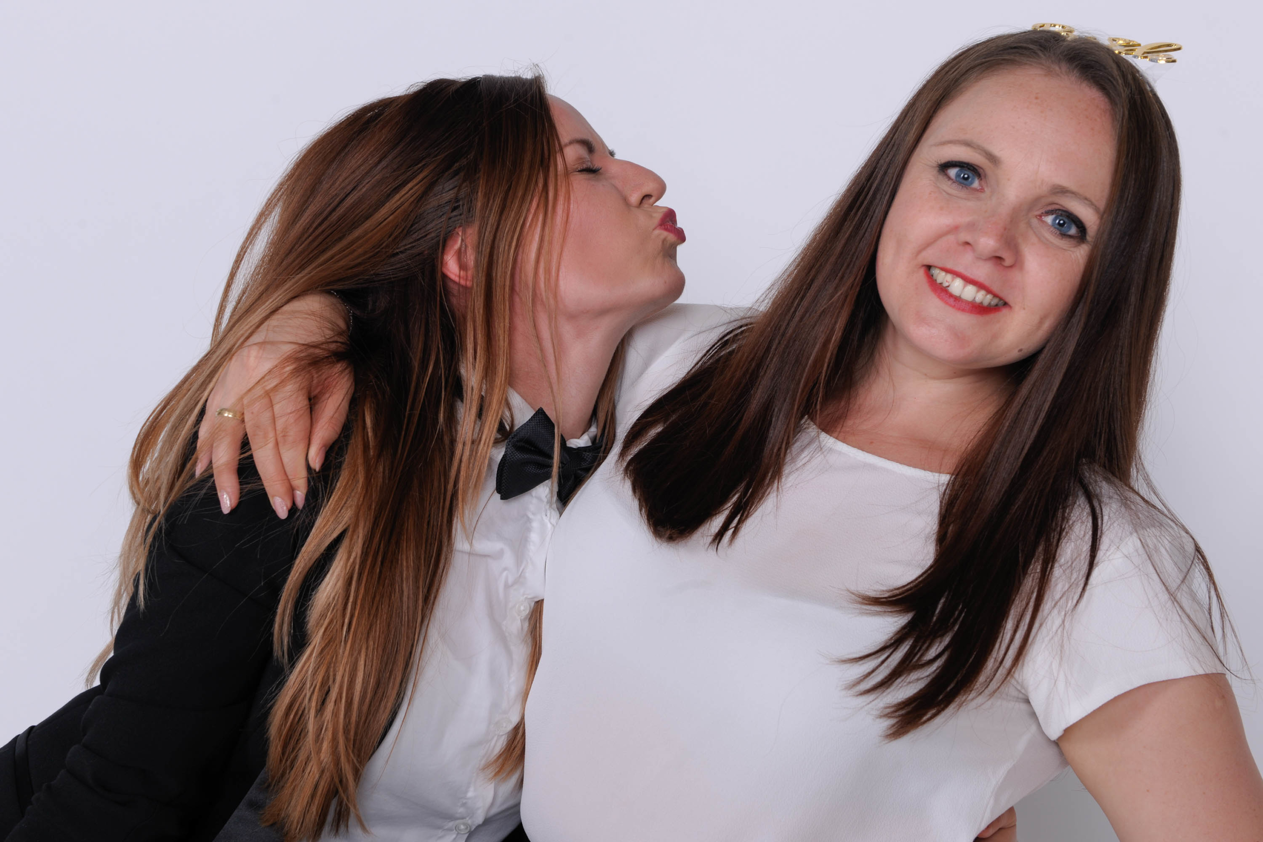 2 frauen haben Spaß